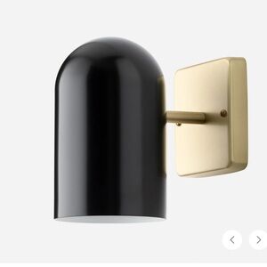Allegheny Indoor/Outdoor Sconce black/brass set of 2